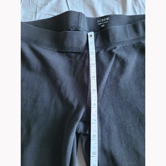 J. Crew Black Cotton Stretch Full Length Leggings (XS) - Picture 9 of 9